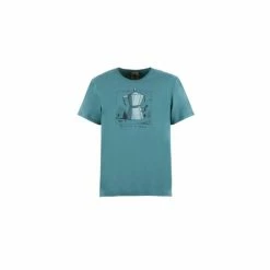 E9 T-SHIRT MOKA GREEN LAKE