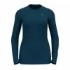 Odlo T-SHIRT ML FEMME MERINO 200 BLUE WING TEAL -Vélo Soldes 2023 a542777f0c3ed58095b4f6f42ee6