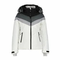 Icepeak VESTE FEMME ELECTRA NOIR BLANC