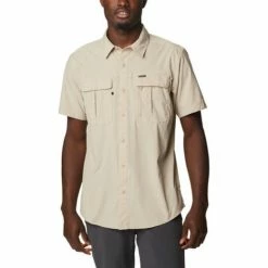 Columbia Sportswear CHEMISE NEWTON RIDGE II MANCHES COURTES ANCIENT FOSSIL