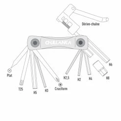 CHULLANKA COMPLETE TOOL 11 FONCTIONS 7 CHULLANKA COMPLETE TOOL 11 FONCTIONS -Vélo Soldes 2023 ab80e8264f9419aa316ba0ec2209