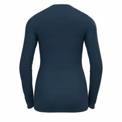 Odlo T-SHIRT ML FEMME MERINO 200 BLUE WING TEAL -Vélo Soldes 2023 b0530af44d32f757830ab43e661e