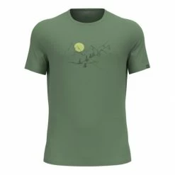 ODLO FRANCE SAS T-SHIRT NIKKO LANDSCAPE LODEN FROST