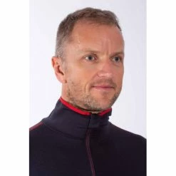 OGARUN TEE SHIRT MANCHES LONGUES ZIP OGA'LAYER MERINOS -Vélo Soldes 2023 bf56a0e40e9ebbf6ee76a3d0fe22