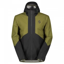 Scott VESTE SCO JACKET EXPLORAIR LIGHT DRYO 2.5L BLACK/FIR GREEN
