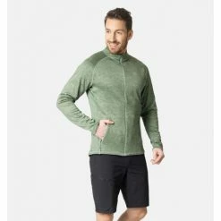 ODLO FRANCE SAS VESTE POLAIRE MID LAYER FULL ZIP TENCIA SAXONY BLUE MELANGE