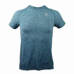 ODLO FRANCE SAS T-SHIRT ESSENTIAL SEAMLESS SAXONY BLUE