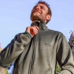 AZIMUT OUTDOOR MEN FLEECE JACKET EXPLORE GREEN -Vélo Soldes 2023 cd3f429d22921fe4a7946d6ce8d2