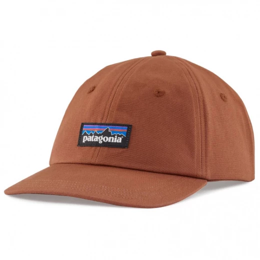 Patagonia CASQUETTE P-6 LABEL TRAD QUARTZ CORAL 3 Patagonia CASQUETTE P-6 LABEL TRAD QUARTZ CORAL