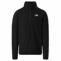 The North Face POLAIRE 100 GLACIER 1/4 ZIP BLACK