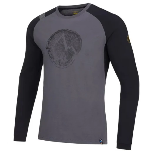 La Sportiva T-SHIRT ML CROSS SECTION CARBON 3 La Sportiva T-SHIRT ML CROSS SECTION CARBON