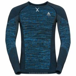 Odlo T-SHIRT ML BLACKCOMB ECO INDIGO BUNTING