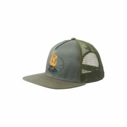 Prana CASQUETTE JOURNEYMAN TRUCKER 2.0 RYE GREEN CAMP FIRE