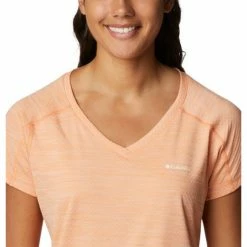 Columbia Sportswear T-SHIRT ZERO RULES FEMME PEACH HEATHER -Vélo Soldes 2023 e52d6cbc81544476a3c3a210f9ba