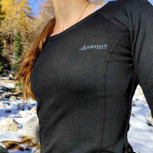 AZIMUT OUTDOOR LADIES BASE LAYER DAWN BLACK 7 AZIMUT OUTDOOR LADIES BASE LAYER DAWN BLACK – Image 5