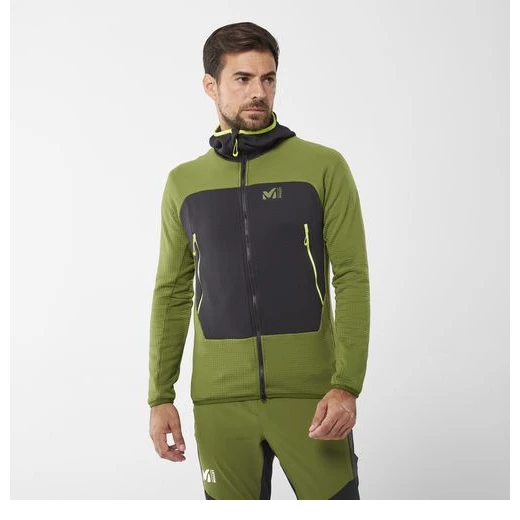 Millet POLAIRE A CAPUCHE FUSION GRID FERN / NOIR 4 Millet POLAIRE A CAPUCHE FUSION GRID FERN / NOIR – Image 2