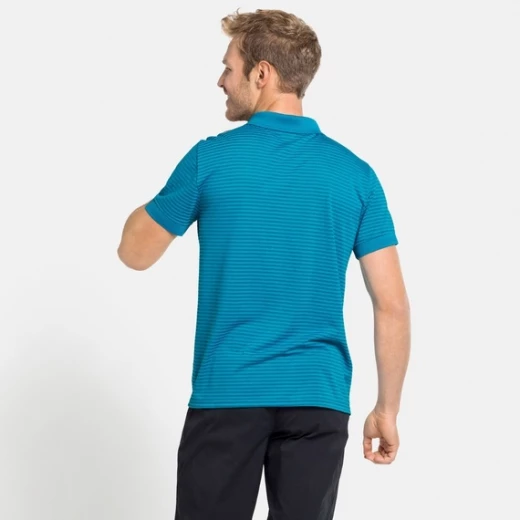 Odlo POLO NIKKO DRY Mykonos Blue 6 Odlo POLO NIKKO DRY Mykonos Blue – Image 4
