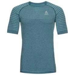Odlo T-SHIRT ESSENTIAL SEAMLESS CREW NECK BLUE