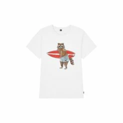 Picture Organic Clothing T-SHIRT RACKURF TEE WHITE