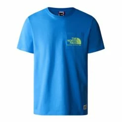 The North Face T-SHIRT BERKELEY CALIFORNIA POCKET TEE SUPER SONIC BLUE