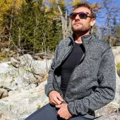 AZIMUT OUTDOOR POLAIRE MEN FLEECE JACKET EXPLORE BLACK -Vélo Soldes 2023 f95361ff326403dbfc912048d84a